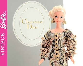 cristian dior barbie|christian dior barbie 1995 value.